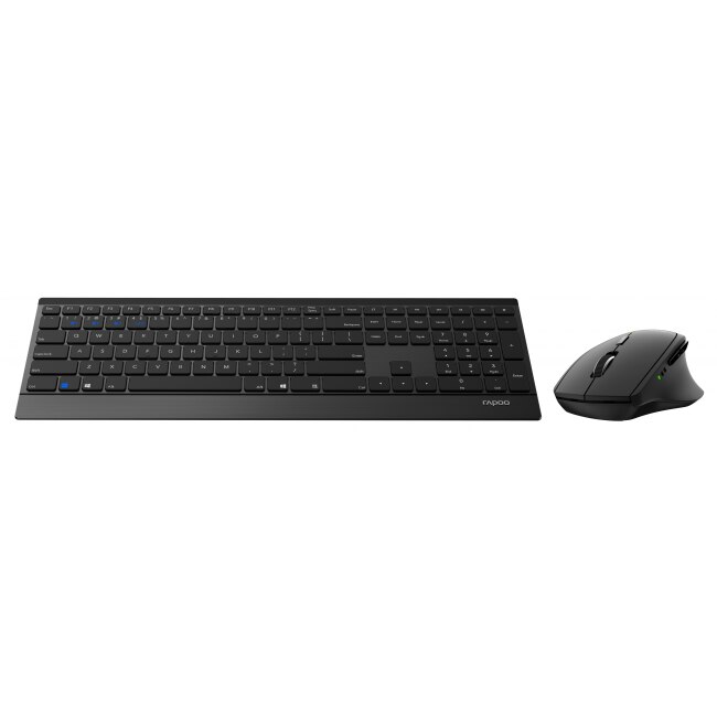 Rapoo E9500M Vezeték nélküli billentyűzet, Ultravékony, Bluetooth 3.0/4 ...