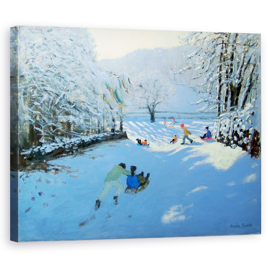 Tablou canvas - Andrew Macara - impingerea sania, 60 x 75 cm