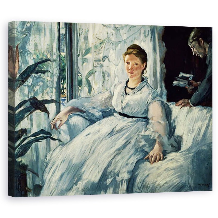 Tablou canvas - Edouard Manet - Citire, 40 x 50 cm