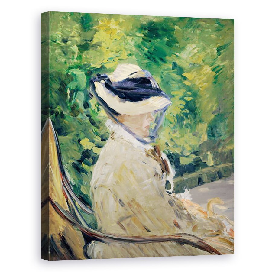 Tablou canvas - Edouard Manet - Madame Manet la Bellevue, 40 x 50 cm