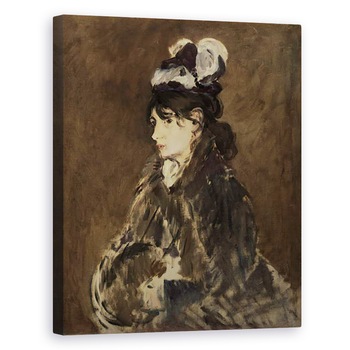 Tablou canvas - Edouard Manet - Berthe Morisot, 40 x 50 cm Tablou canvas - Edouard Manet - Berthe Morisot, 40 x 50 cm