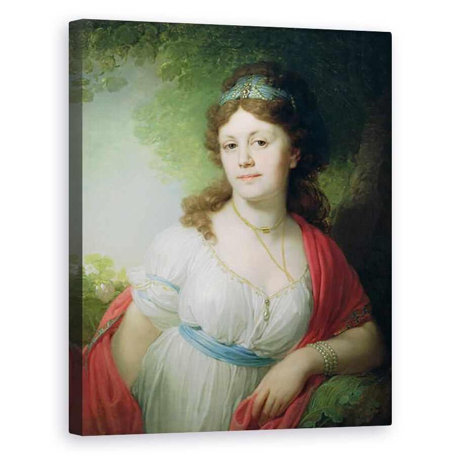 Tablou canvas - Vladimir Lukich Borovikovsky - Portretul lui E. Temkina, 40 x 50 cm