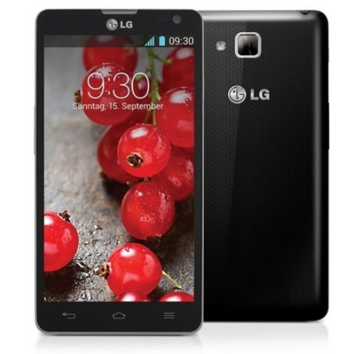 Протектор Cellular Line Shocking за LG Optimus L9 II, Черен