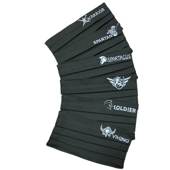 Set 6 bucati masti de protectie fata din bumbac, personalizate prin broderie, Dress To Impress, reutilizabile, kaki, Warriors Set 6 bucati masti de protectie fata din bumbac, personalizate prin broderie, Dress To Impress, reutilizabile, kaki, Warriors