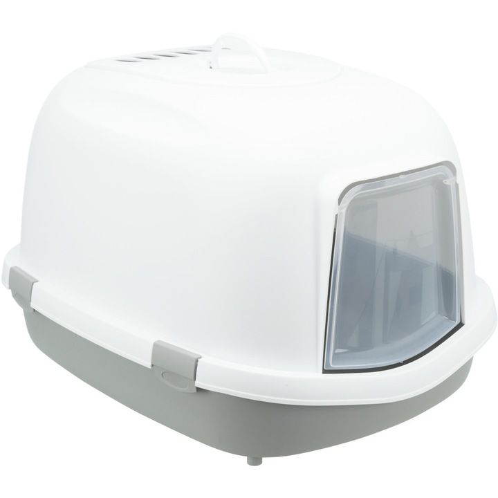 Trixie 40176 Primo XXL Fedett Macskaalom, 71 × 56 × 47 cm, Szürke/Fehér