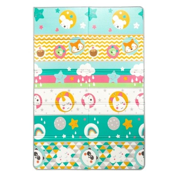 Saltea de activitati, joaca si fitness pentru bebelus Imaginarium Fold & Go Area Bbfitness, pliabila si portabila Saltea de activitati, joaca si fitness pentru bebelus Imaginarium Fold & Go Area Bbfitness, pliabila si portabila