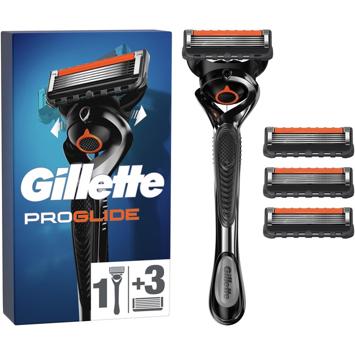 Самобръсначка Gillette ProGlide FlexBall, 3 резерви