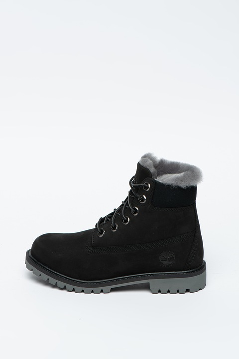 Timberland, Боти Premium от набук с мъхест детайл