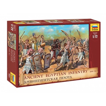 Set Figurine Zvezda Ancient Egyptian Infantry 2000 B.C. 46buc 1:72 ZVEZ 8051 Set Figurine Zvezda Ancient Egyptian Infantry 2000 B.C. 46buc 1:72 ZVEZ 8051