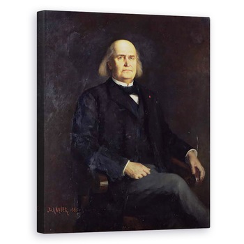 Tablou canvas - Jacques Leonard Blanquer - Portretul lui Charles Leconte de Lisle 1818-94 1885, 40 x 50 cm Tablou canvas - Jacques Leonard Blanquer - Portretul lui Charles Leconte de Lisle 1818-94 1885, 40 x 50 cm