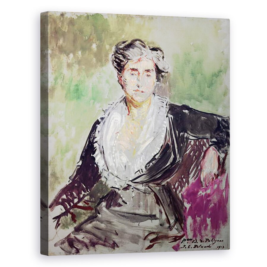 Tablou canvas - Jacques-Emile Blanche - Studiu pentru portretul Printesei Edmond de Polignac, 60 x 75 cm