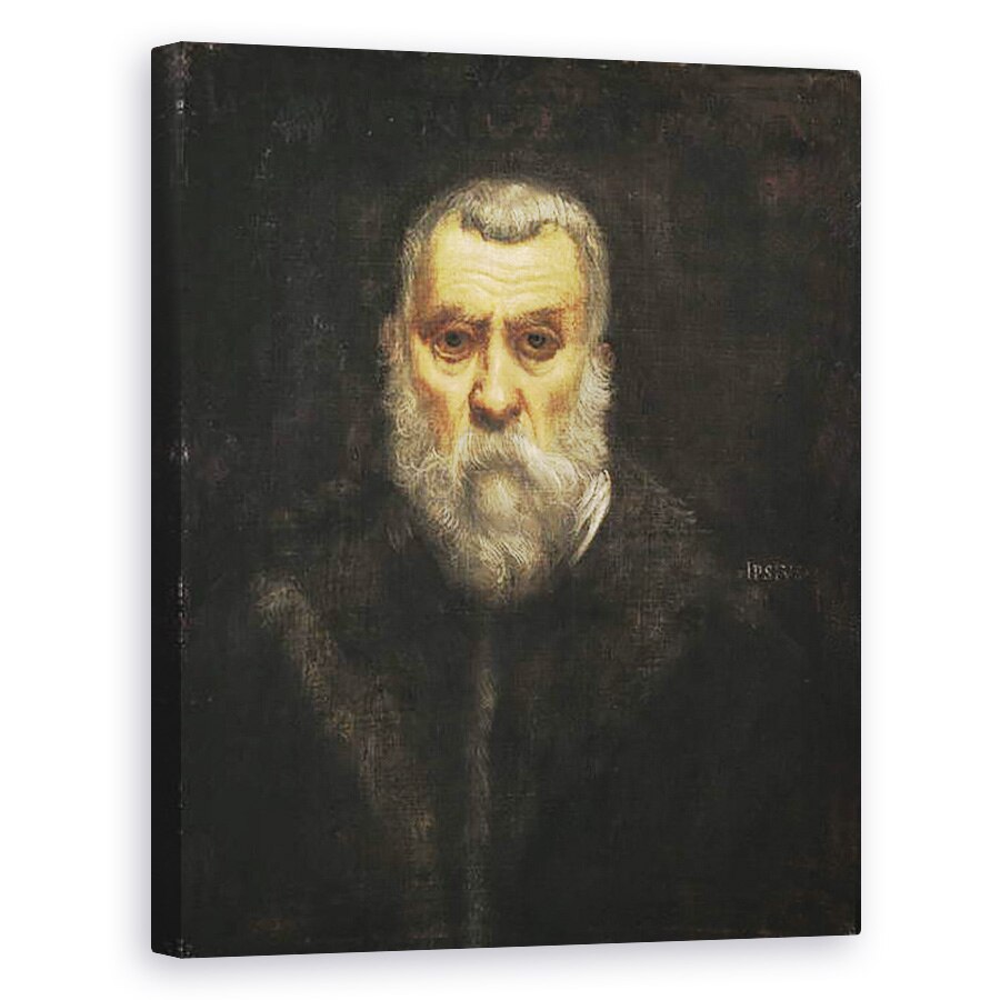 Tablou canvas - Jacopo Robusti Tintoretto - Autoportret, 80 x 100 cm