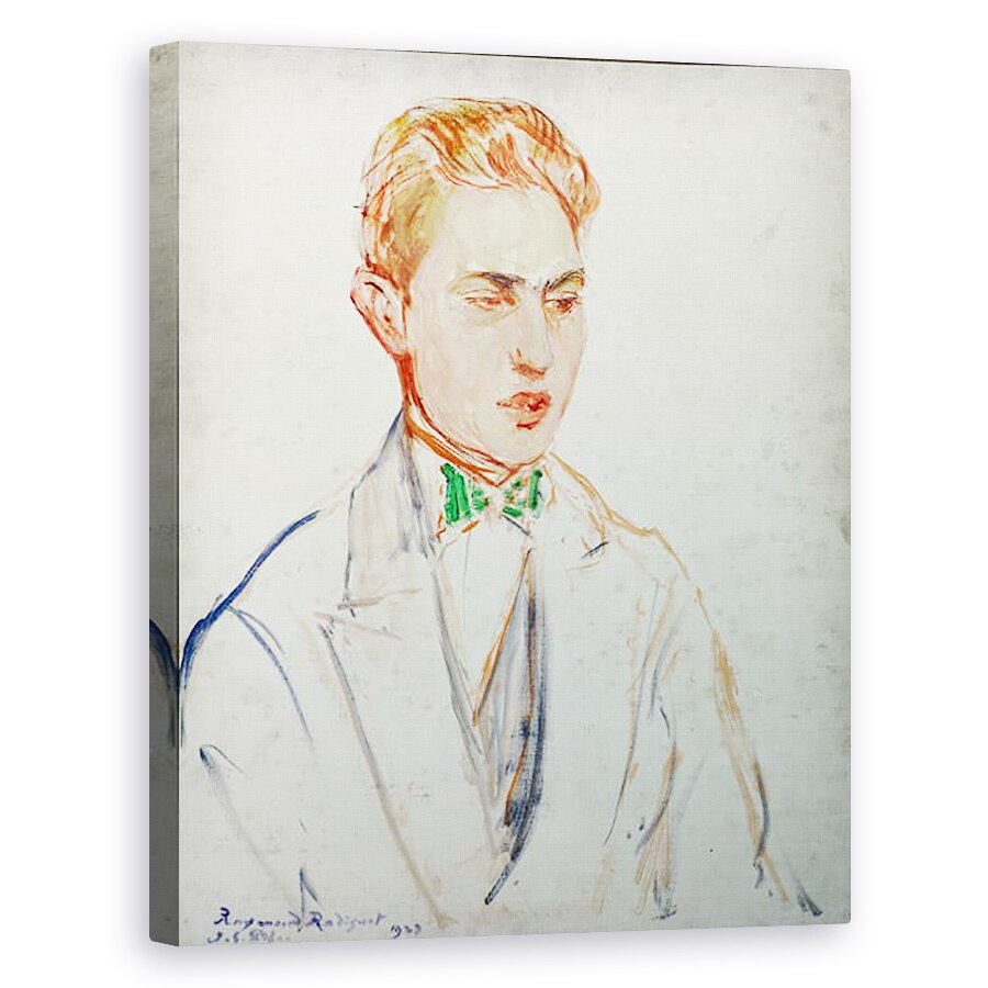 Tablou canvas - Jacques-Emile Blanche - Studiu pentru portretul lui Raymond Radiguet 1902-23 1923, 60 x 75 cm