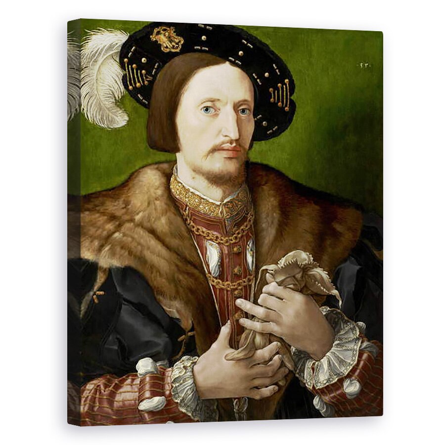 Tablou canvas - Jan Gossaert - Portretul unui Gentleman, 80 x 100 cm