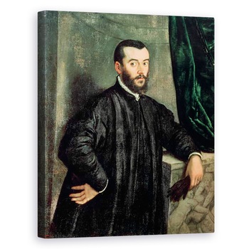 Tablou canvas - Jan Stephen Calcar - Portret De Andrea Vesalius 1514-64, 40 x 50 cm Tablou canvas - Jan Stephen Calcar - Portret De Andrea Vesalius 1514-64, 40 x 50 cm