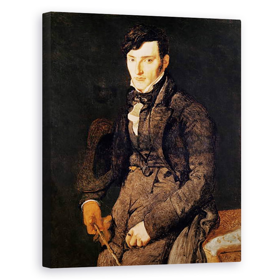 Tablou canvas - Jean Auguste Dominique Ingres - Portretul lui Jean-Pierre-Francois Gilibert 1783-1850 1804-05, 40 x 50 cm