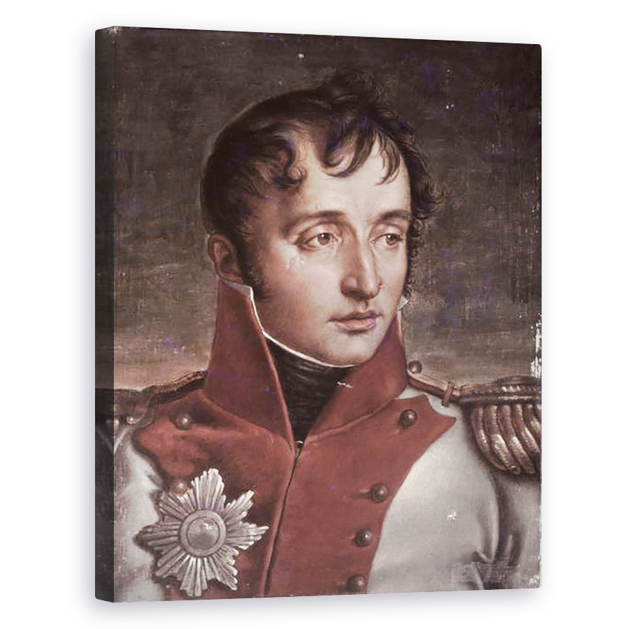 Tablou canvas - Jean Baptiste Joseph Wicar - Portret De Ludovic Bonaparte 1778-1846 Regele Olandei, 40 x 50 cm