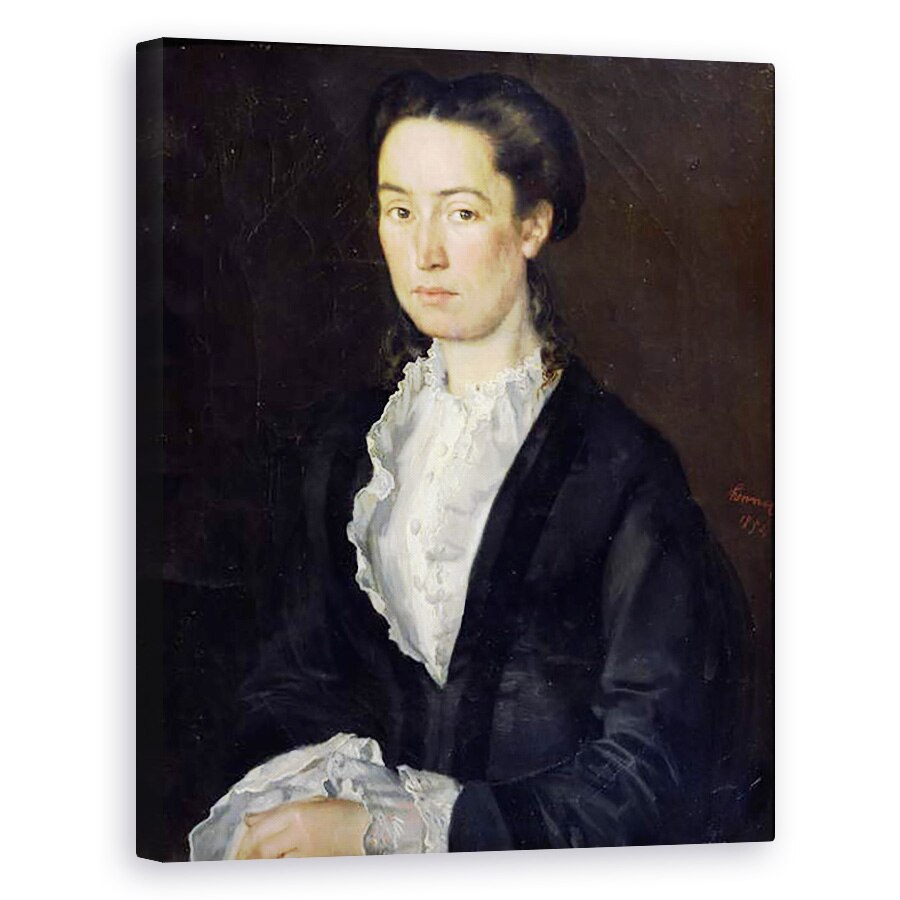 Tablou canvas - Jean-Jacques Henner - Portret De Adelaéde Mathilde Rousseaux, 1854, 40 x 50 cm