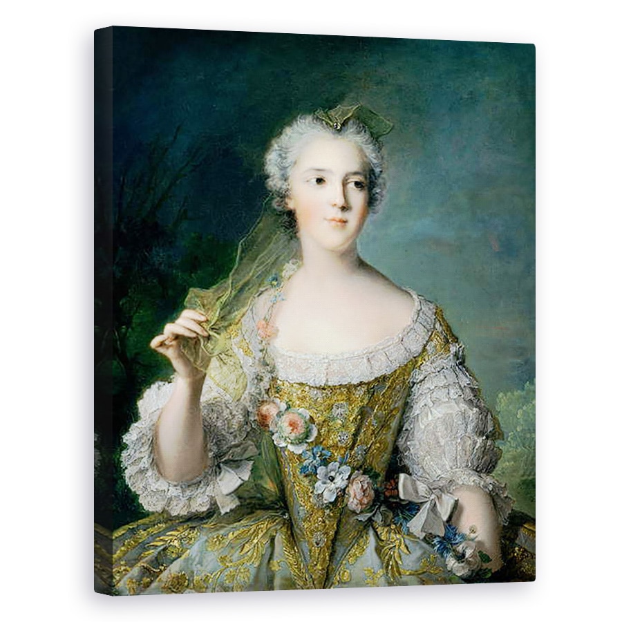 Tablou canvas - Jean-Marc Nattier - Portret De Madame Sophie 1734-82, fiica lui Ludovic al XV-lea, la Fontevrault, 40 x 50 cm