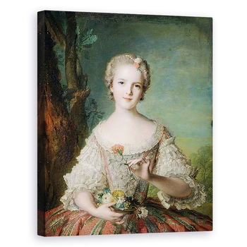 Tablou canvas - Jean-Marc Nattier - Portret De Madame Louise de France 1737-87 la Fontevrault, 40 x 50 cm Tablou canvas - Jean-Marc Nattier - Portret De Madame Louise de France 1737-87 la Fontevrault, 40 x 50 cm