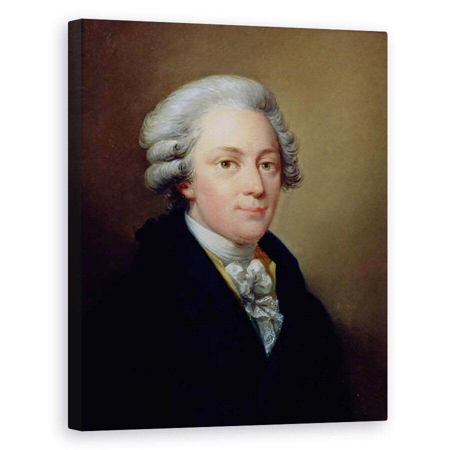 Tablou canvas - Josef Grassi - Portret De Wolfgang Amadeus Mozart, 40 x 50 cm