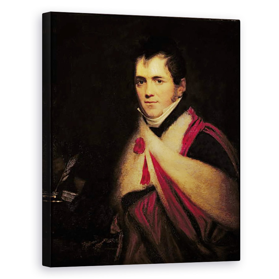 Tablou canvas - John Opie - Portretul Rev. Edward Daniel Clarke 1769-1822 c.1822, 60 x 75 cm