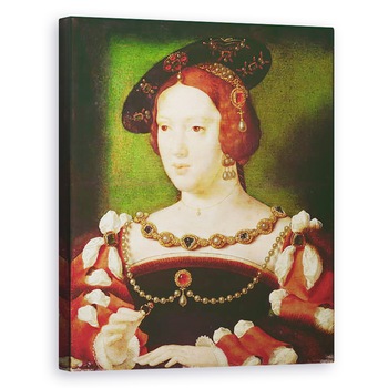 Tablou canvas - Joos van Cleve - Portretul lui Eleanor De Hapsbourg 1498-1558, 60 x 75 cm Tablou canvas - Joos van Cleve - Portretul lui Eleanor De Hapsbourg 1498-1558, 60 x 75 cm