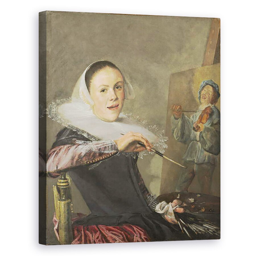 Tablou canvas - Judith Leyster - Autoportret, 40 x 50 cm