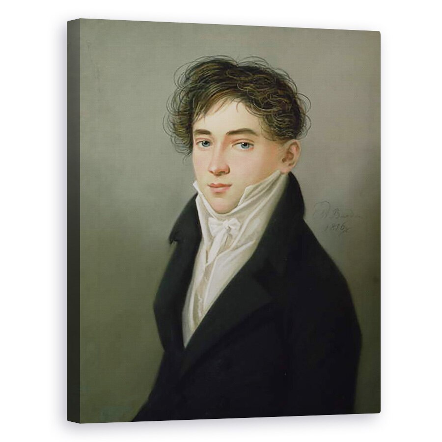 Tablou canvas - Karl Wilhelm Bardou - Portretul Contelui A. Kisseleff, 80 x 100 cm