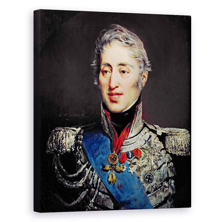 Tablou canvas - Leon Cogniet - Portretul lui Charles X 1757-1836 c.1824-30, 40 x 50 cm