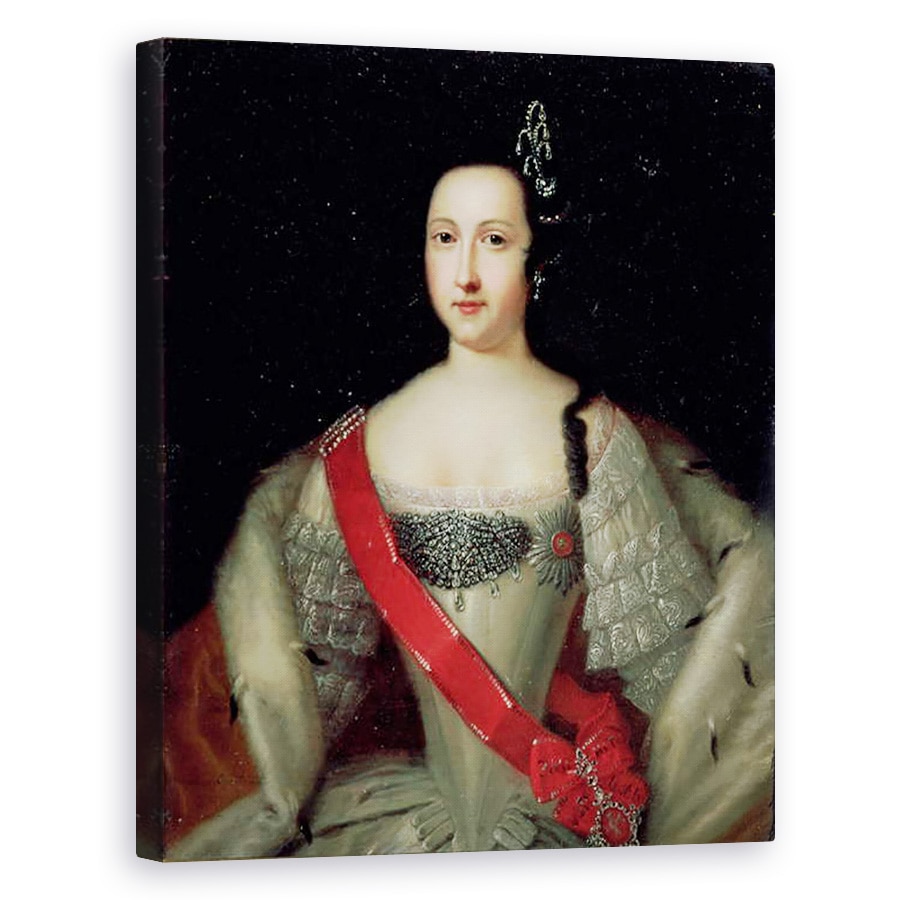 Tablou canvas - Louis Caravaque - Portretul Printesei Anna 1718-46, Mama imparatului Ivan al VI-lea 1740-64, 40 x 50 cm