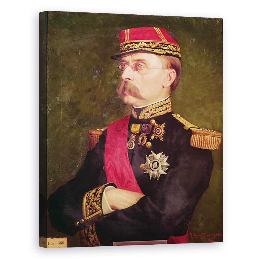 Tablou canvas - Marie Rignot-Dubaux - Portretul Generalului Louis Faidherbe 1818-89 1884, 40 x 50 cm