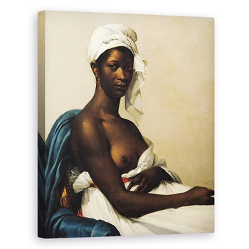 Tablou canvas - Marie Guilhelmine Benoist - Portretul unei Negrese, 1799-1800, 60 x 75 cm Tablou canvas - Marie Guilhelmine Benoist - Portretul unei Negrese, 1799-1800, 60 x 75 cm