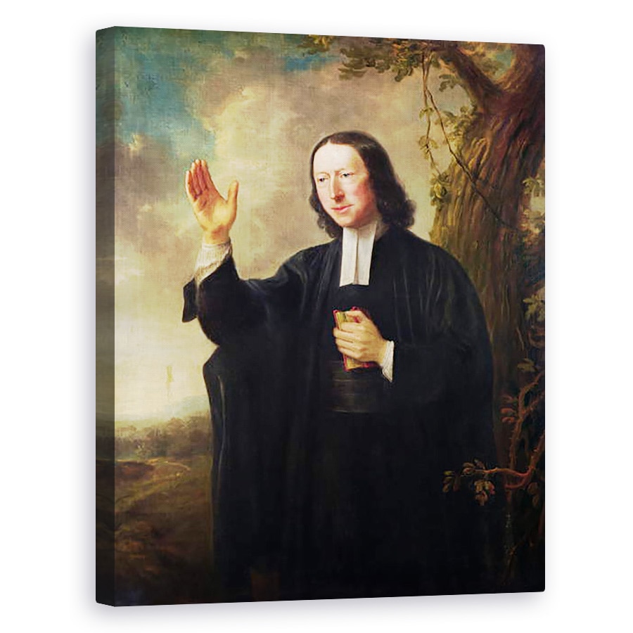 Tablou canvas - Nathaniel Hone - Portret De John Wesley, 40 x 50 cm