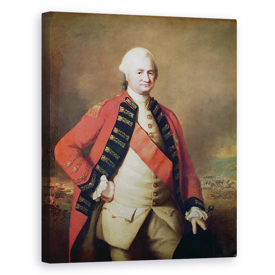 Tablou canvas - Nathaniel Dance-Holland - Portretul lui Robert Clive 1725-1774 Primul Baron Clive, 40 x 50 cm
