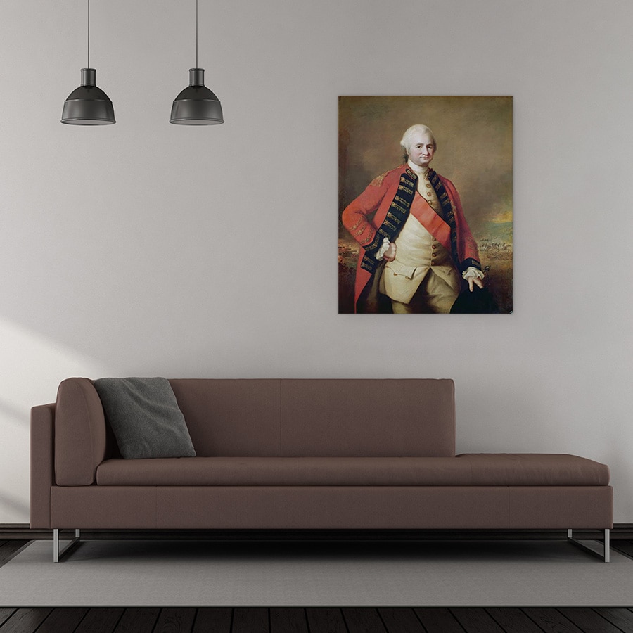 thing Borrow Extraction Tablou canvas - Nathaniel Dance-Holland - Portretul lui Robert Clive  1725-1774 Primul Baron Clive, 60 x 75 cm - eMAG.ro