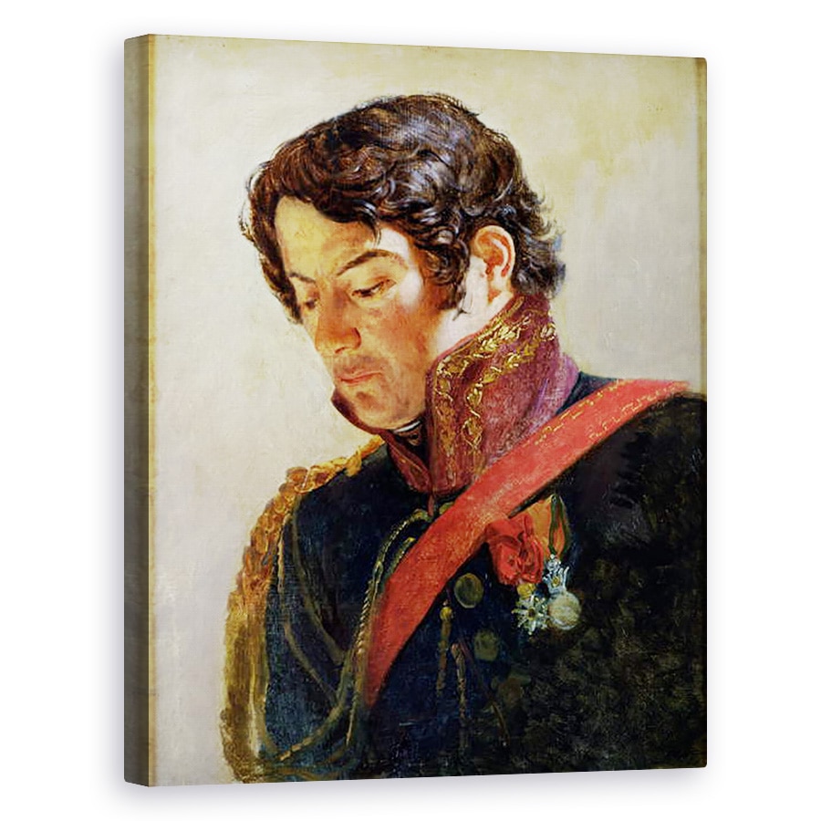 Tablou canvas - Paulin Jean Baptiste Guerin - Studiu pentru Portretul Baronului Dominique Larrey 1766-1843, 60 x 75 cm