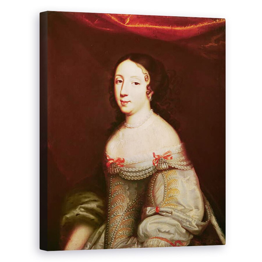 Tablou canvas - Philippe de Champaigne - Portret De Anne De Austria 1601-1666, Infanta Spaniei, 40 x 50 cm