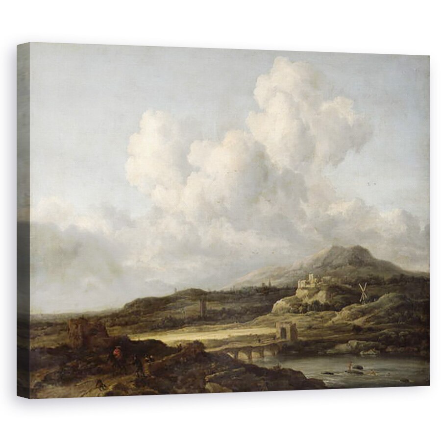 Tablou canvas - Jacob Isaaksz - Peisaj soare, 80 x 100 cm