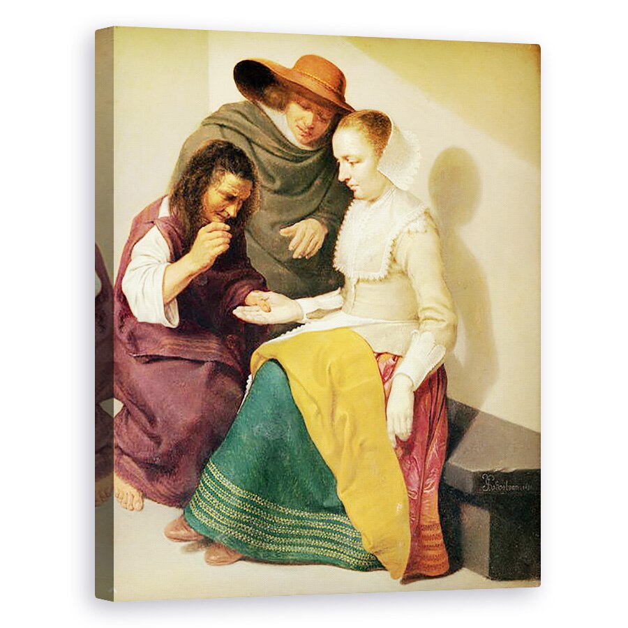 Tablou canvas - Jacob van Velsen - Ghicitoarea, 80 x 100 cm