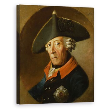 Tablou canvas - J.H.C. Franke - Frederic al II-lea cel Mare al Prusiei I, 80 x 100 cm Tablou canvas - J.H.C. Franke - Frederic al II-lea cel Mare al Prusiei I, 80 x 100 cm