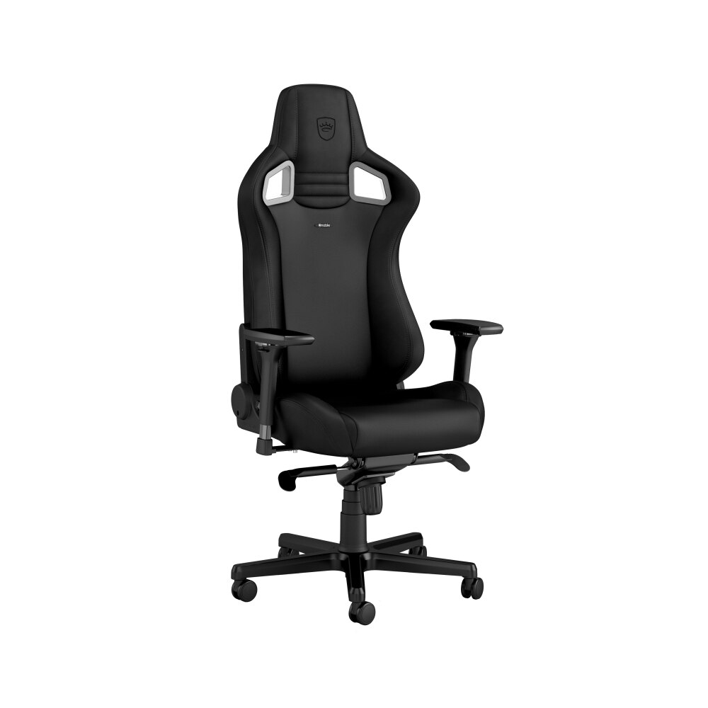 Scaun gaming Noblechairs Epic Black Edition, Hybrid PU Leather, SGL