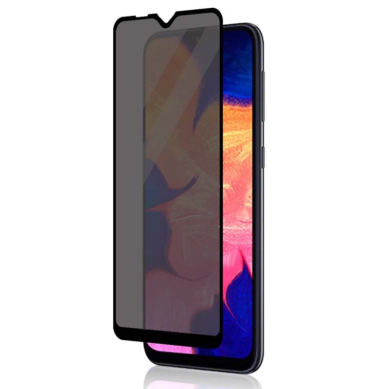 Folie sticla Samsung Galaxy A10 Tempered Glass, Anti-Spionaj, Privata, Privacy, 5D/6D, Lipici pe toata suprafata