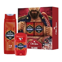 Set cadou Old Spice Captain: Deodorant stick 50 ml, Gel de dus 250 ml
