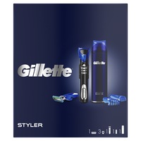 set cadou gillette aparat de ras styler  gel de ras fusion5 ultra sensitive editite limitata 200 ml imagen 25_0_
0