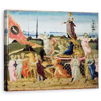 Tablou canvas - Jacopo del Sellaio - Triumful castitatii I, 40 x 50 cm Tablou canvas - Jacopo del Sellaio - Triumful castitatii I, 40 x 50 cm