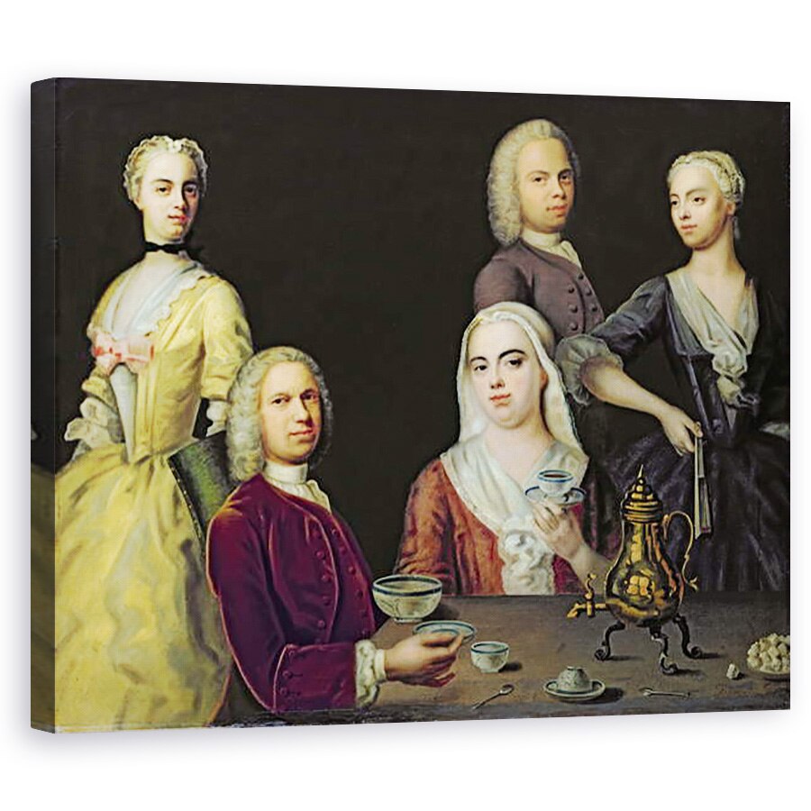 Tablou canvas - Jacob Denner - Familia Denner, 80 x 100 cm