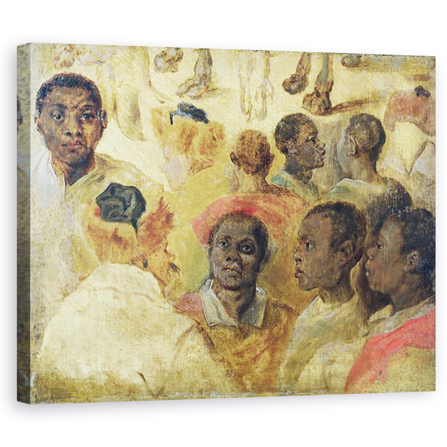 Tablou canvas - Jan Brueghel the Elder - Studiul capetelor maure, 80 x 100 cm