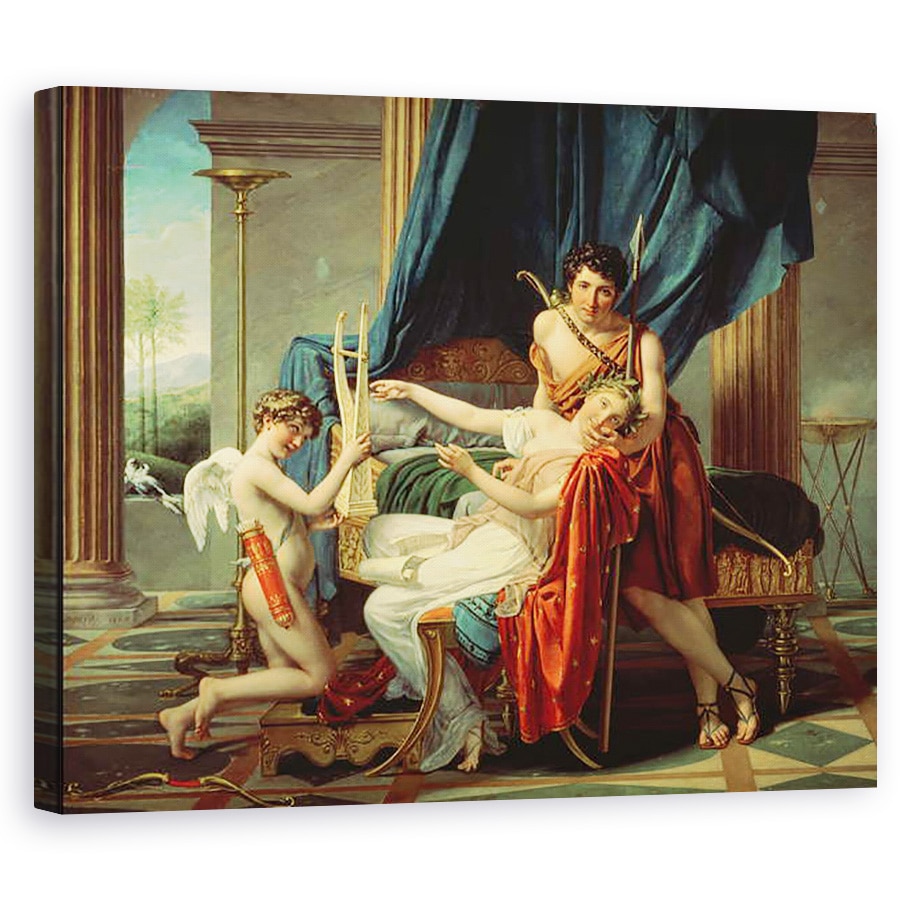 Tablou canvas - Jacques Louis David - Sappho si Phaon, 40 x 50 cm