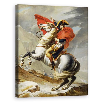 Tablou canvas - Jacques Louis David - Napoleon traversand Alpii pe 20 mai 1800 I, 80 x 100 cm Tablou canvas - Jacques Louis David - Napoleon traversand Alpii pe 20 mai 1800 I, 80 x 100 cm